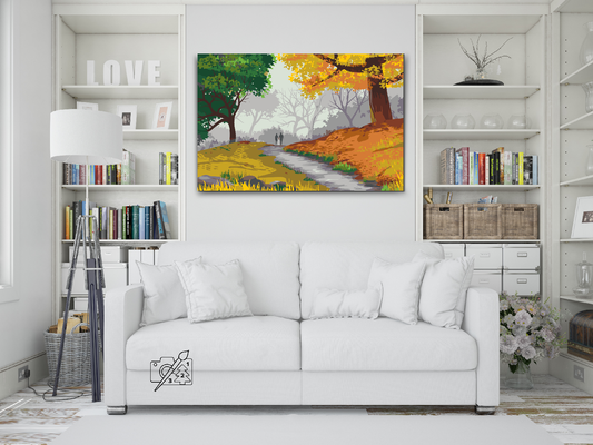 Paint by number - Efterårsnatur