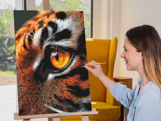 Paint by number - Tigerøje