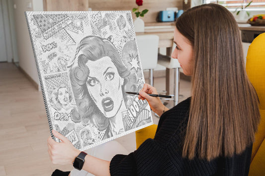 Dotting - Popkunst - Kvinde