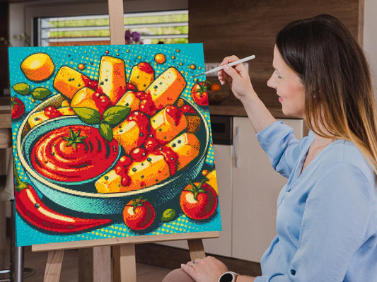 Diamond Paint - Pop art - Pommes frites