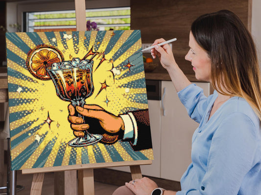 Diamond Paint - Pop art - Cocktail