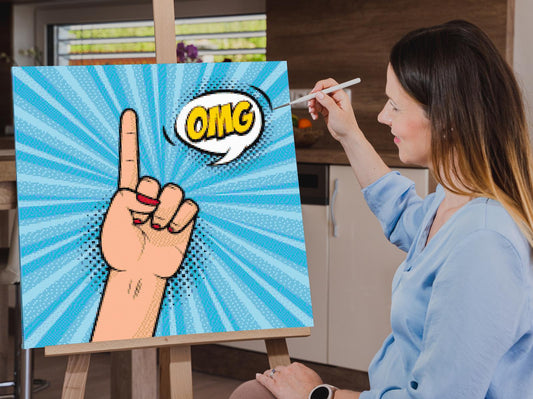Diamond Paint - Pop art - OMG