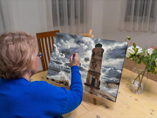 Paint by number - Cordouan Fyrtårn – Frankrig