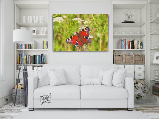 Diamond Paint - Sommerfugl i græsset