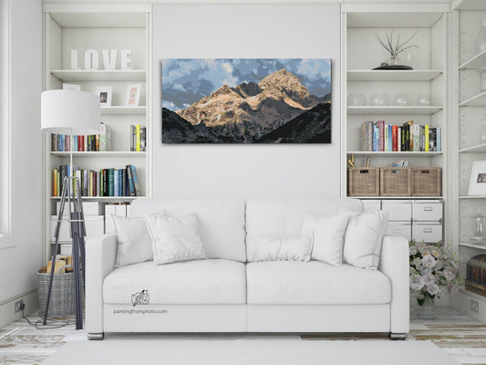 Paint by number - Alperne, Mount Triglav - Slovenien