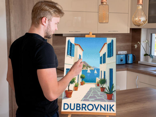 Diamond Paint - Dubrovnik-plakat