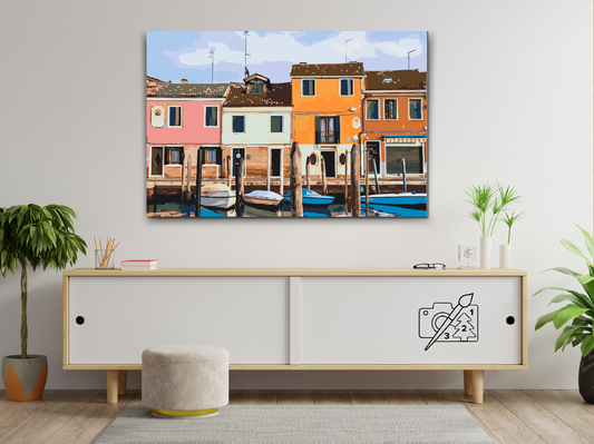 Paint by number - Venedig-husene