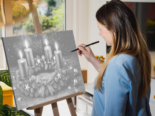 Dotting - Adventskrans til bordet