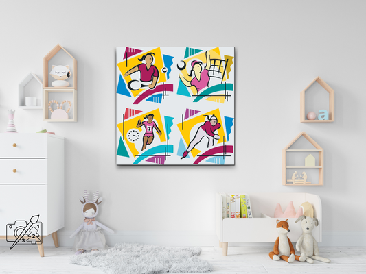 Paint by number - Mix af Sports 2