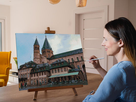 Diamond Paint - Katedralen, Mainz – Tyskland