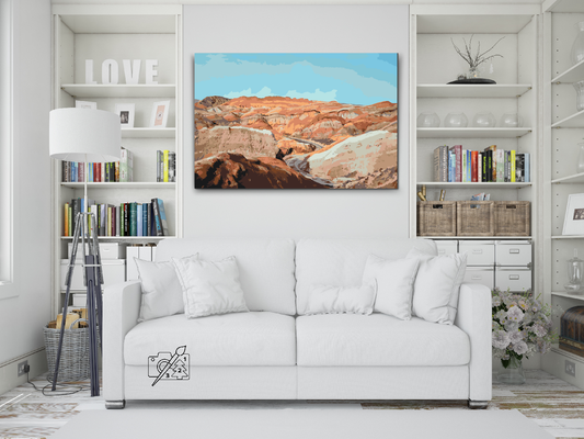 Paint by number - Danxia, Kina