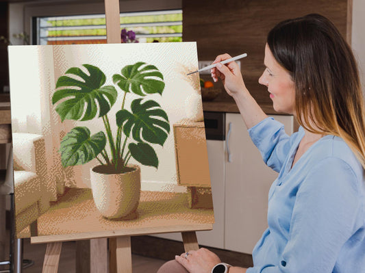 Diamond Paint - Monstera deliciosa