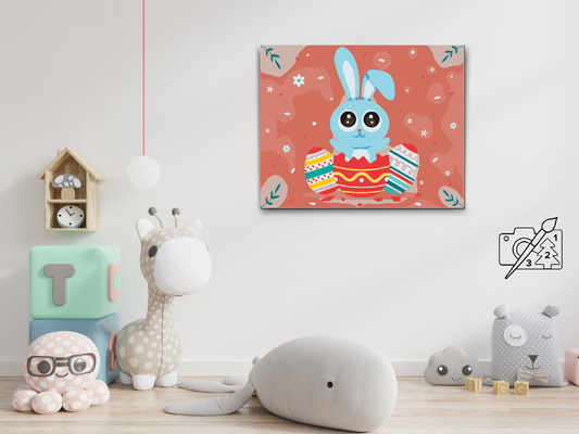 Paint by number - Påskeharen