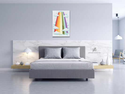 Paint by number - Regnbuestribe