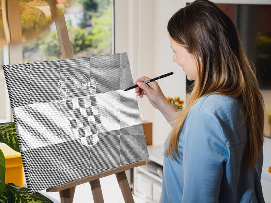 Dotting - Kroatisk flag