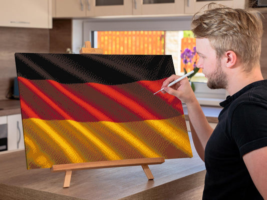 Diamond Paint - Tysk flag