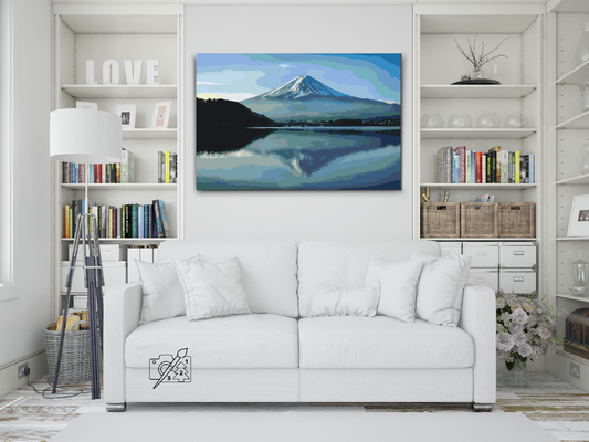 Paint by number - Fuji-bjerget