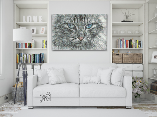 Diamond Paint - Katteportræt