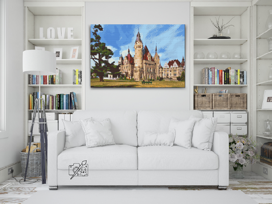 Diamond Paint - Slottet i Moszno