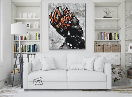 Paint by number - Afrikansk kvinde