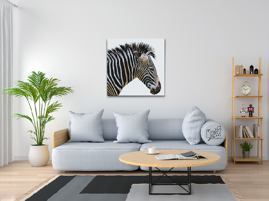 Paint by number - Kubistisk Zebra