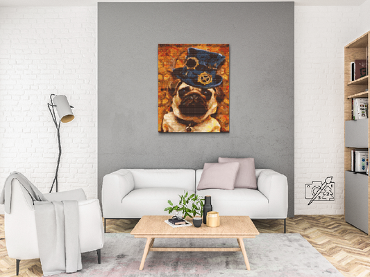 Diamond Paint - Mops med hat