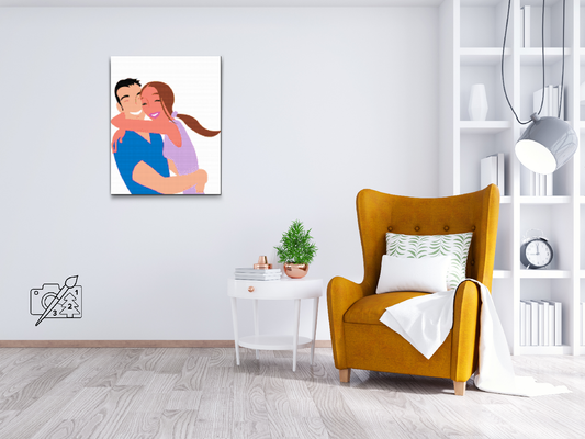 Diamond Paint - Lykkeligt par