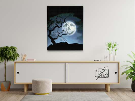 Diamond Paint - Spooky Moon