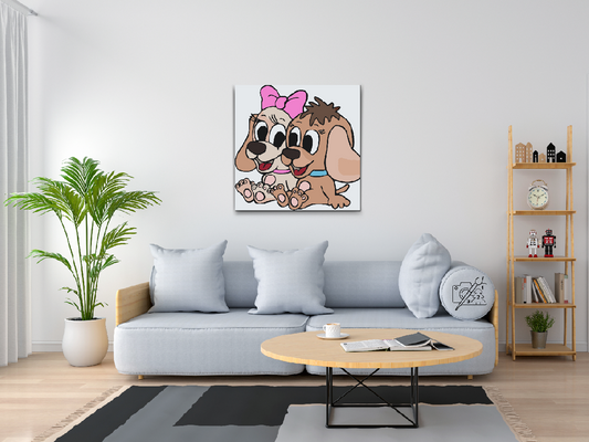 Paint by number - Dog Joy