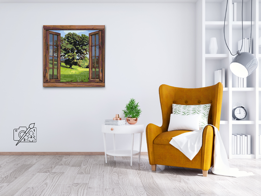 Paint by number - Vinduesudsigt