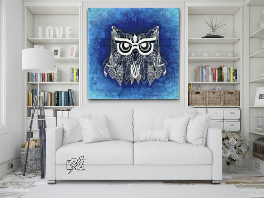Diamond Paint - Illustration af en ugle