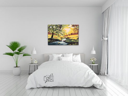 Paint by number - Romantisk Have