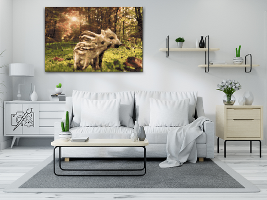 Diamond Paint - Vildsvinefamilie