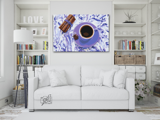 Paint by number - Kaffe med kanel