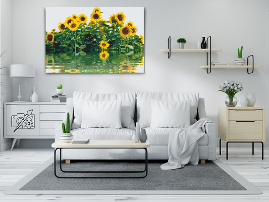 Paint by number - Solsikke ved vandet