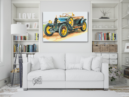 Paint by number - Bugatti