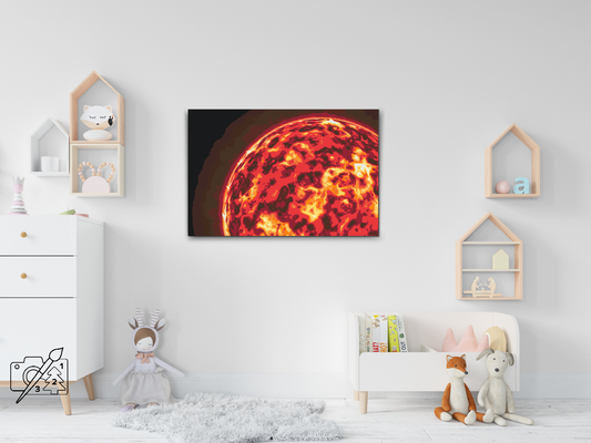 Paint by number - Sol Tæt På