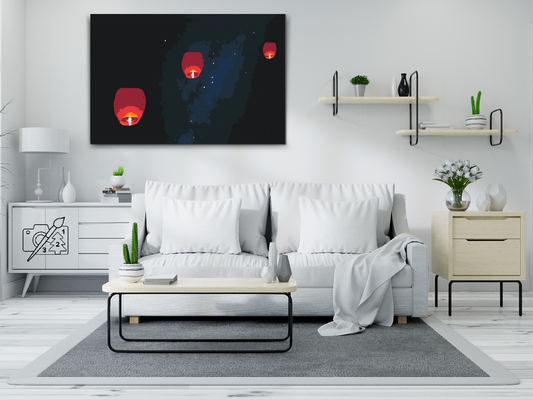 Paint by number - Lykkens Lanterner