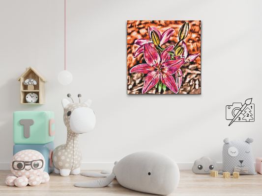 Paint by number - Liljeblomst