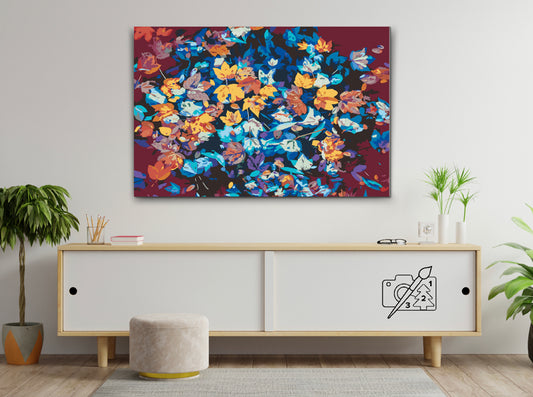 Paint by number - Faldne blade