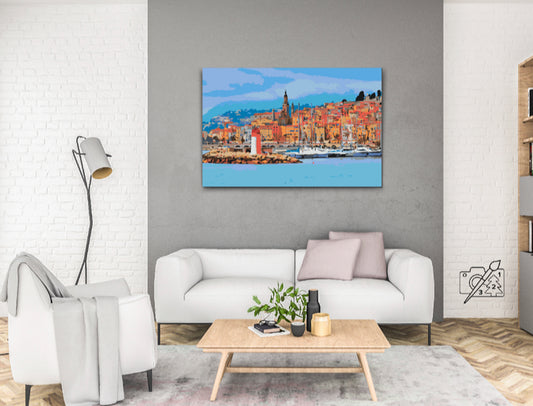 Paint by number - Menton