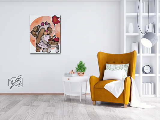 Paint by number - Overraskelse