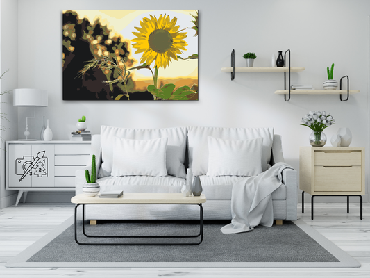 Paint by number - Sangblomster på engen