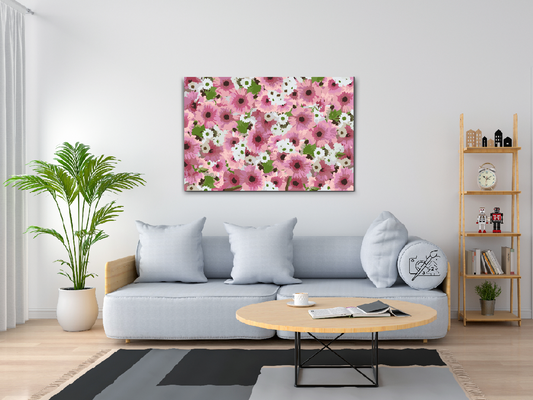 Paint by number - Blomsterbaggrund 2