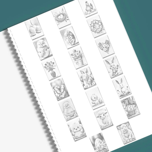 Kreabutik dotting malebog påskemotiver