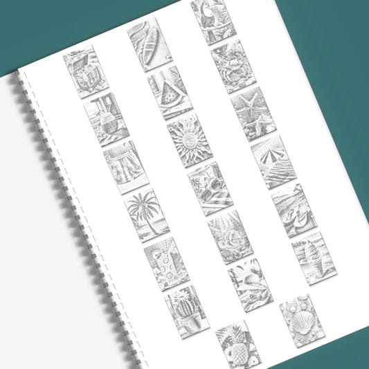 Kreabutik dotting malebog sommermotiver