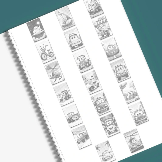 Kreabutik dotting malebog transport