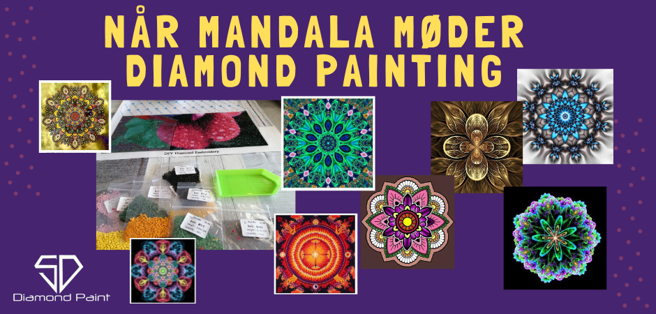 Mandala og diamond paint
