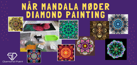 Mandala og diamond paint