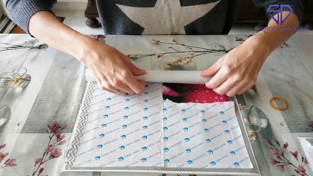 En smart måde at opbevare dit diamond paint-lærred